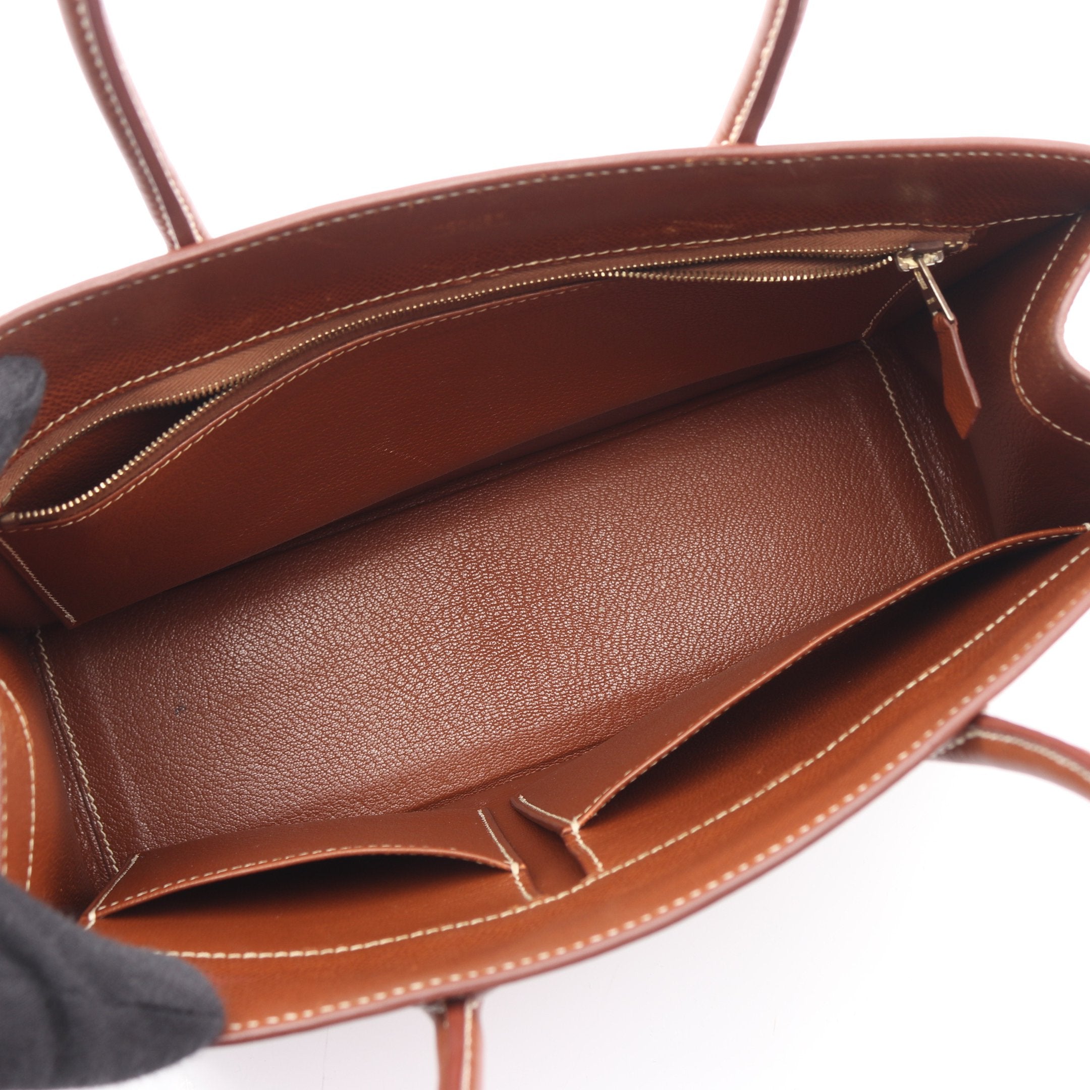 ホワイトバスPM ノワゼット ハンドバッグ クシュベル ブラウン