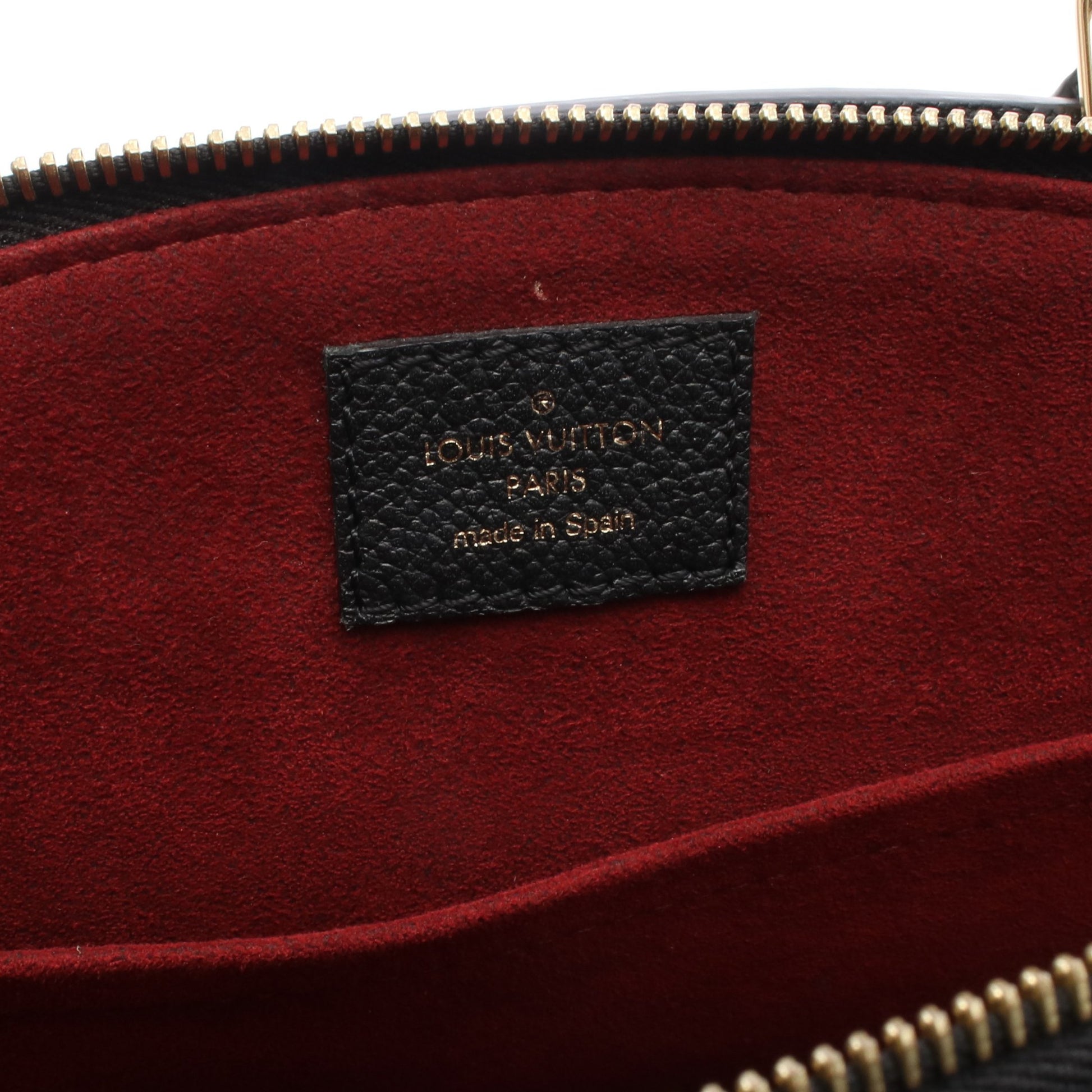 グラン パレMM モノグラムアンプラント ハンドバッグ レザー ブラック 2WAY ルイヴィトン バッグ LOUIS VUITTON