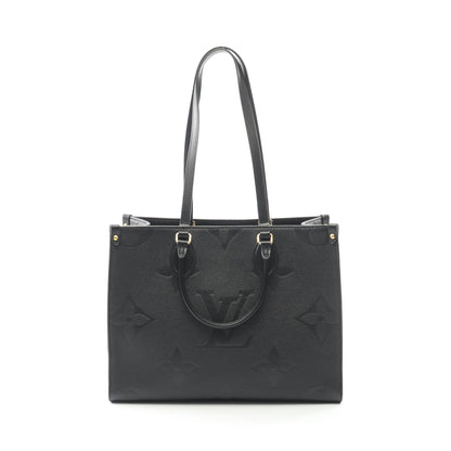 オンザゴーMM モノグラムアンプラント ノワール ショルダーバッグ トートバッグ レザー ブラック 2WAY ルイヴィトン バッグ LOUIS VUITTON