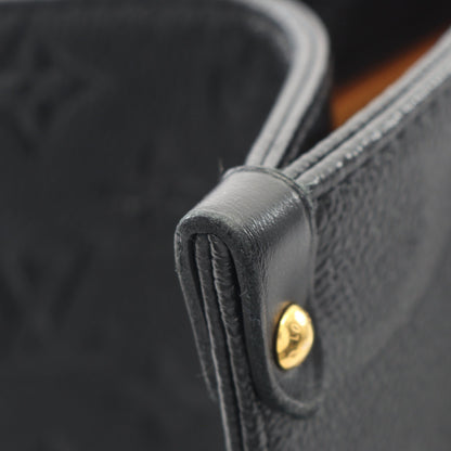 オンザゴーMM モノグラムアンプラント ノワール ショルダーバッグ トートバッグ レザー ブラック 2WAY ルイヴィトン バッグ LOUIS VUITTON