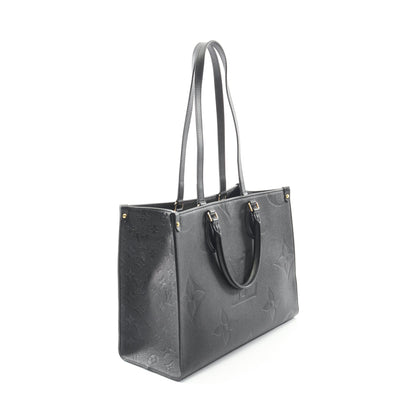 オンザゴーMM モノグラムアンプラント ノワール ショルダーバッグ トートバッグ レザー ブラック 2WAY ルイヴィトン バッグ LOUIS VUITTON