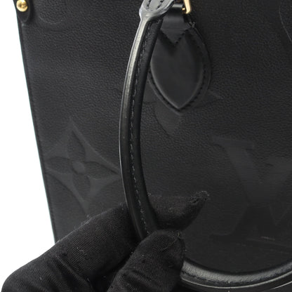 オンザゴーMM モノグラムアンプラント ノワール ショルダーバッグ トートバッグ レザー ブラック 2WAY ルイヴィトン バッグ LOUIS VUITTON