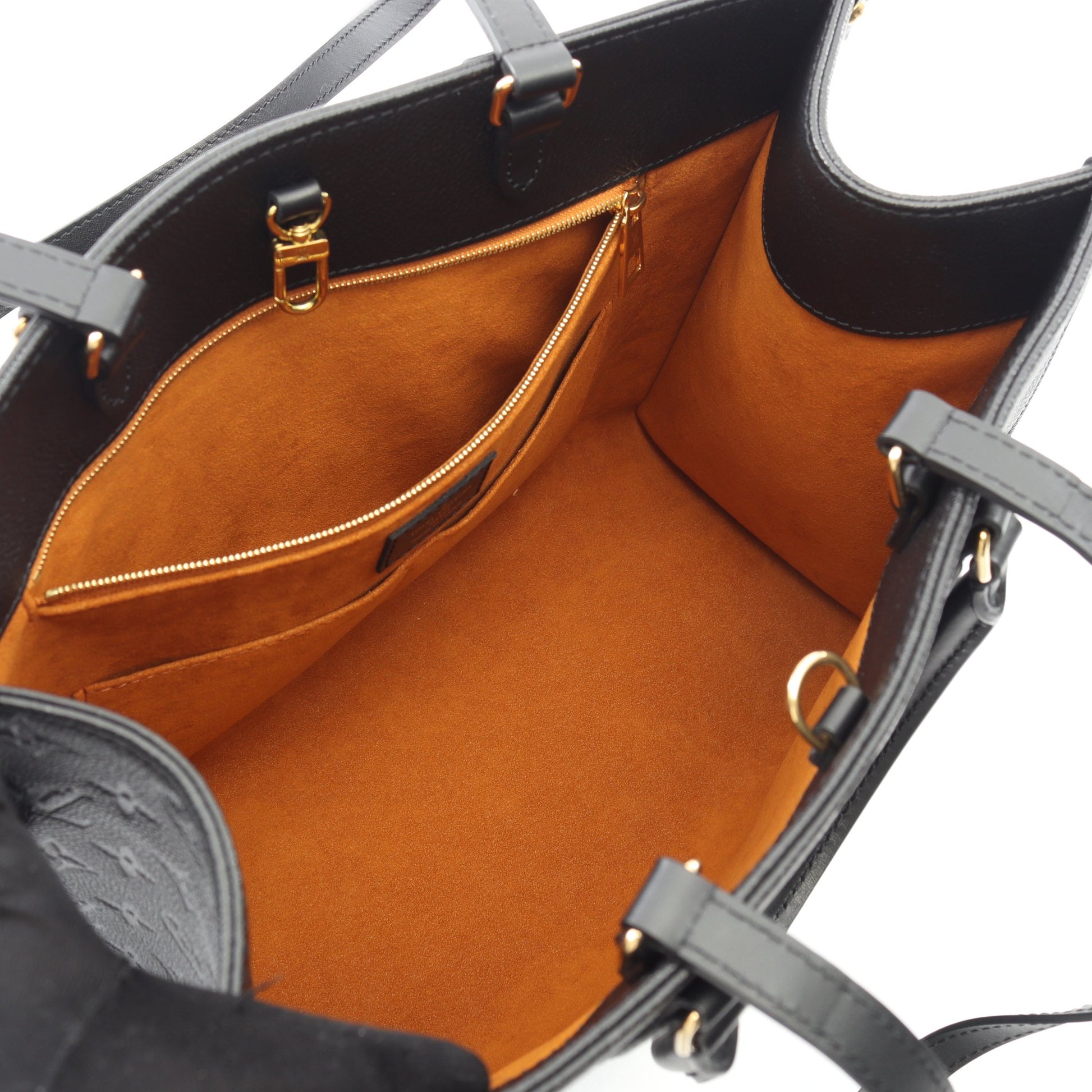 オンザゴーMM モノグラムアンプラント ノワール ショルダーバッグ トートバッグ レザー ブラック 2WAY ルイヴィトン バッグ LOUIS VUITTON