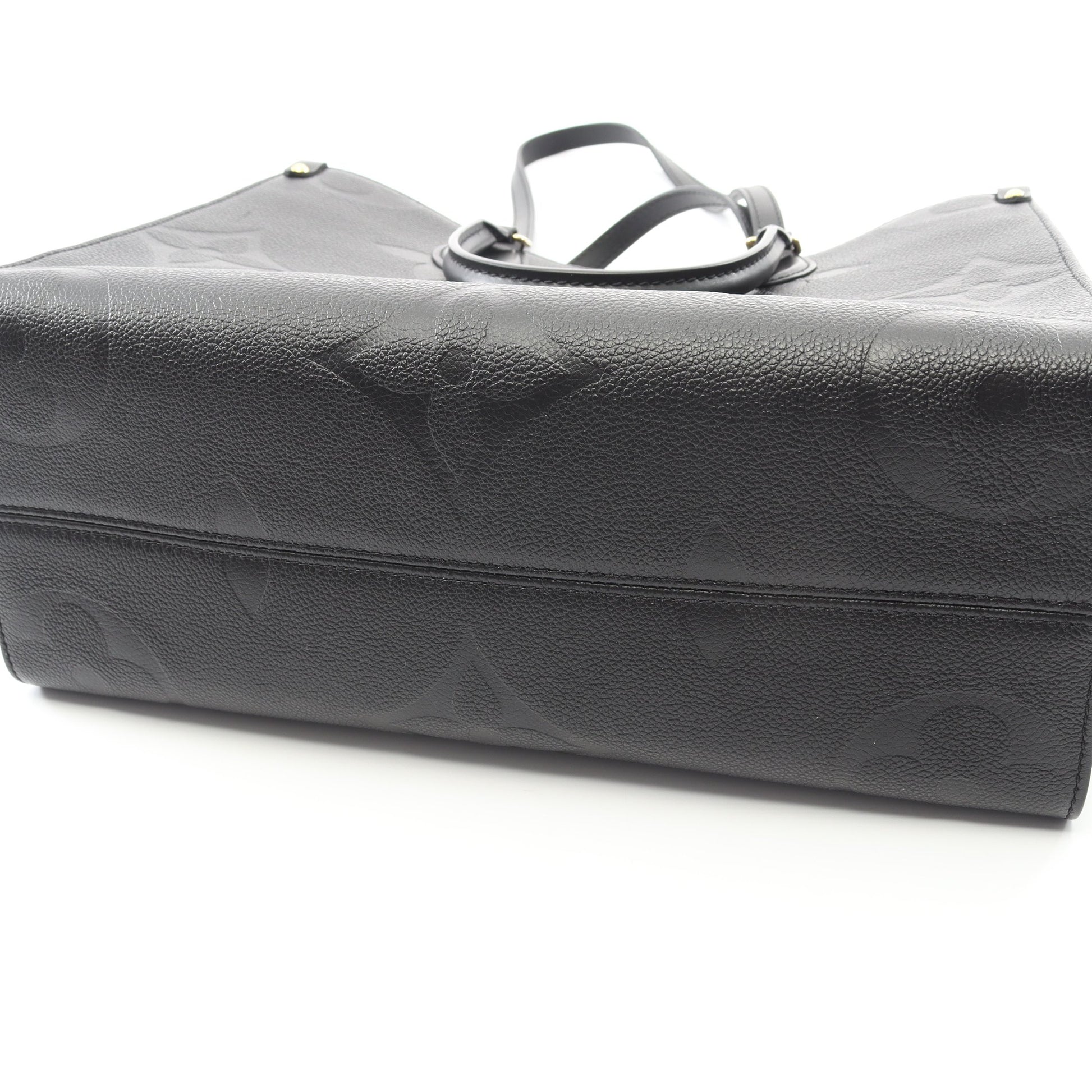 オンザゴーMM モノグラムアンプラント ノワール ショルダーバッグ トートバッグ レザー ブラック 2WAY ルイヴィトン バッグ LOUIS VUITTON