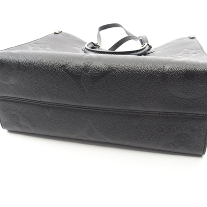 オンザゴーMM モノグラムアンプラント ノワール ショルダーバッグ トートバッグ レザー ブラック 2WAY ルイヴィトン バッグ LOUIS VUITTON