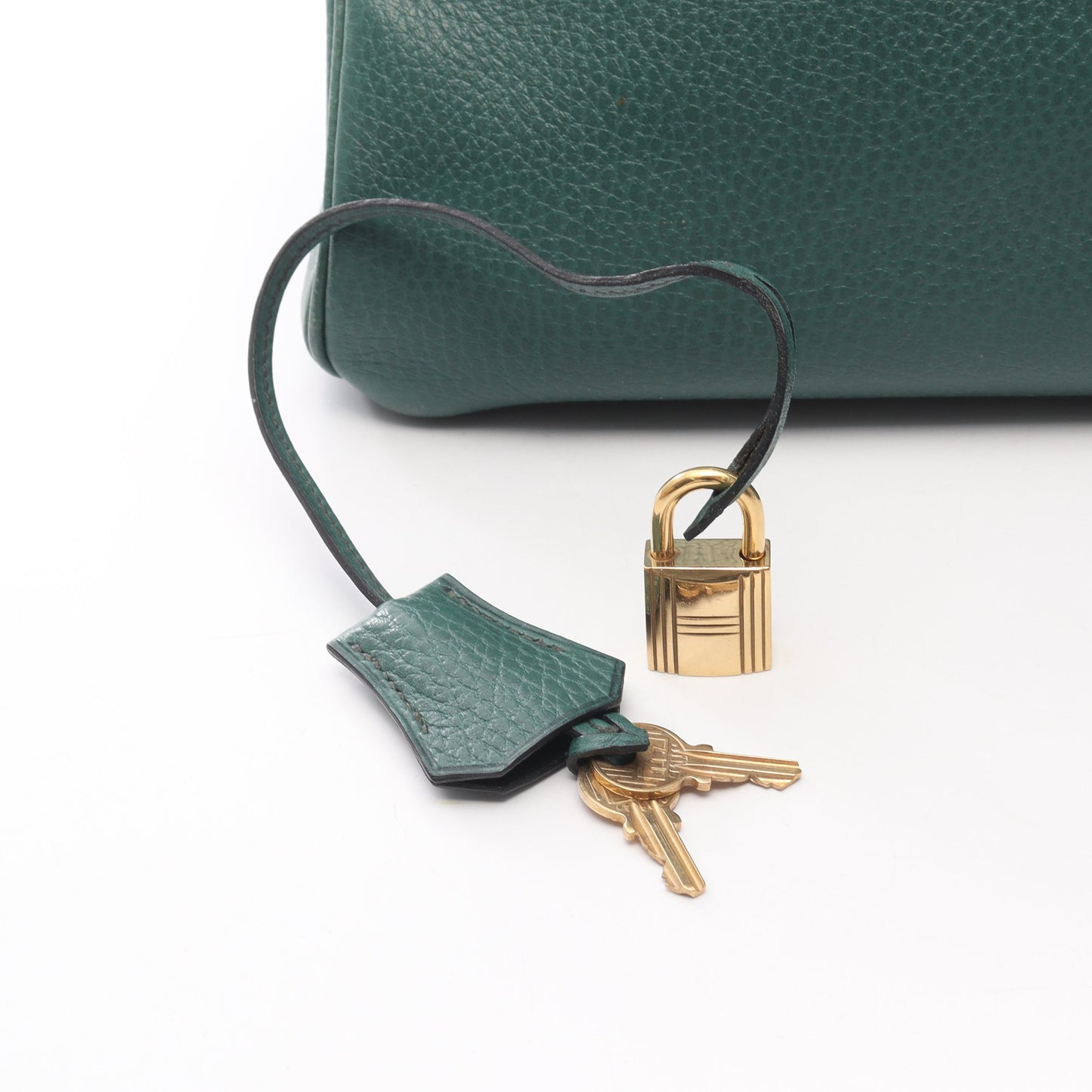 バーキン35 ヴェールヴェンガル ハンドバッグ アルデンヌ グリーン ゴールド金具 ○X刻印 エルメス バッグ HERMES