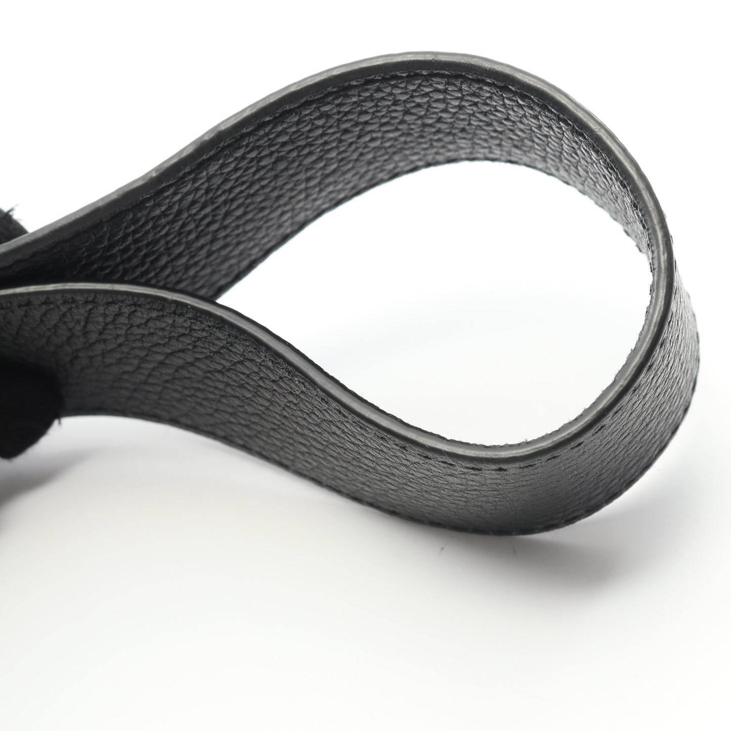 トライアングルロゴ ショルダーバッグ レザー ブラック プラダ