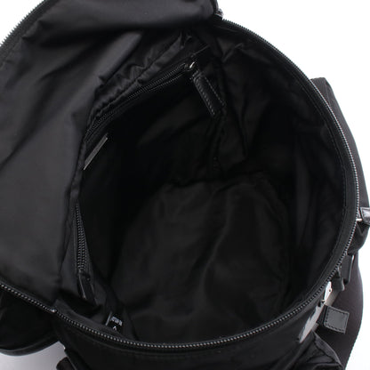 Re-Nylon メッセンジャーバッグ ショルダーバッグ ナイロン レザー ブラック プラダ