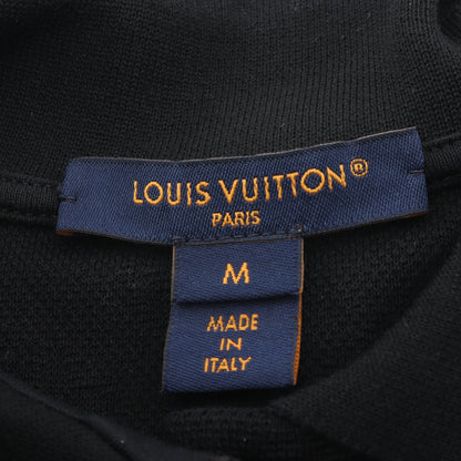 ピケポロドレス モノグラム ミニ ワンピース コットン ブラック ルイヴィトン ワンピース LOUIS VUITTON