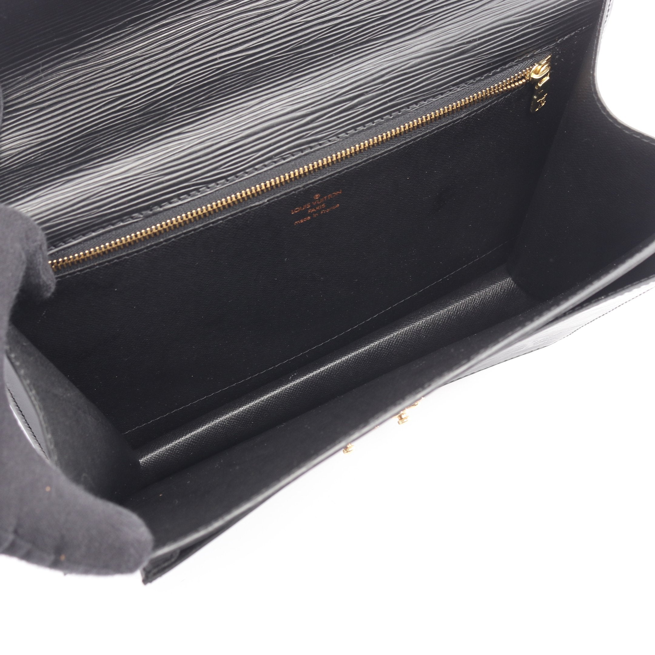 ルイヴィトンエピモンソーハンドバッグブラック 中古・古着通販】LOUIS VUITTON (ルイ ヴィトン) エピ モンソー