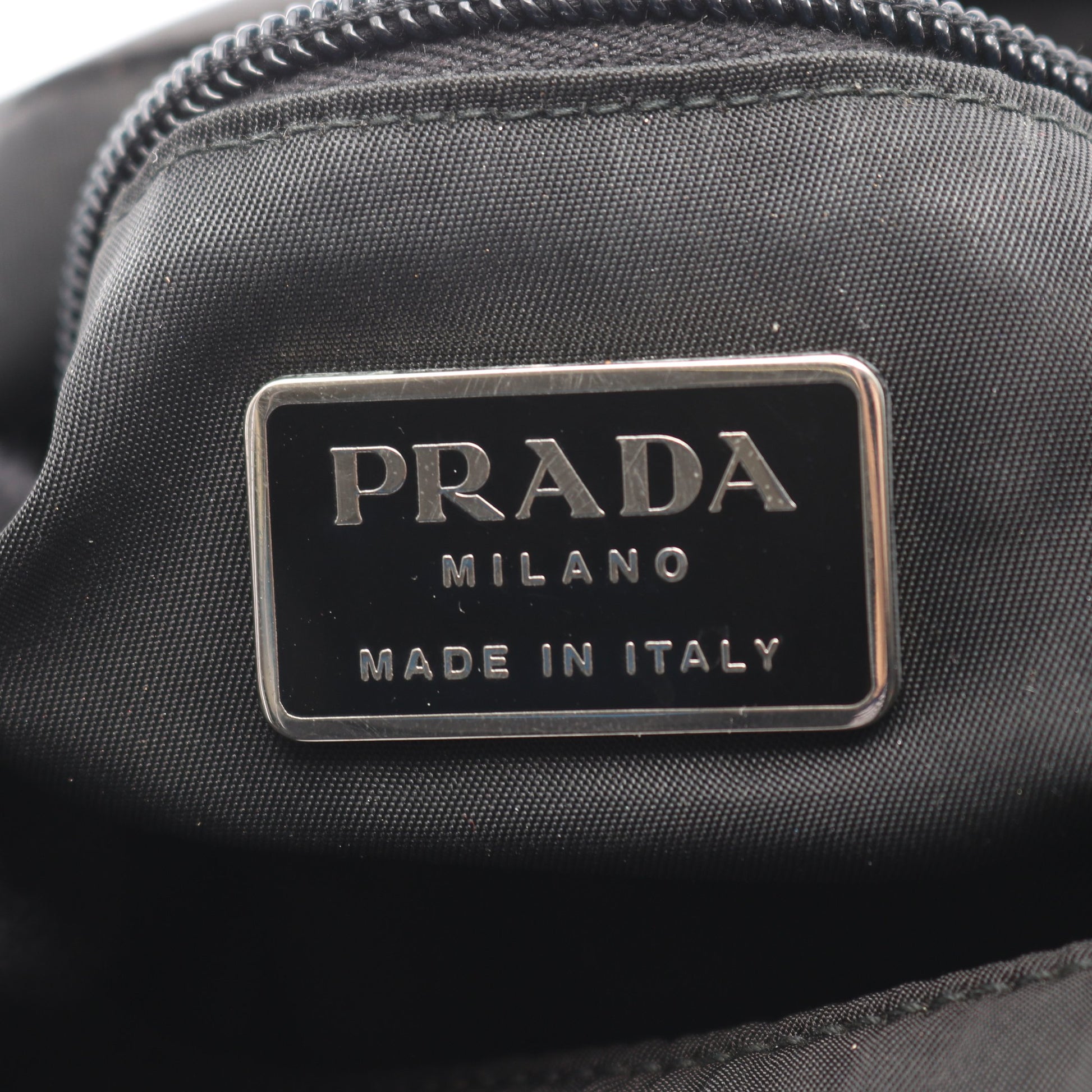 プラハンドル ワンショルダーバッグ ナイロン ブラック プラダ バッグ PRADA