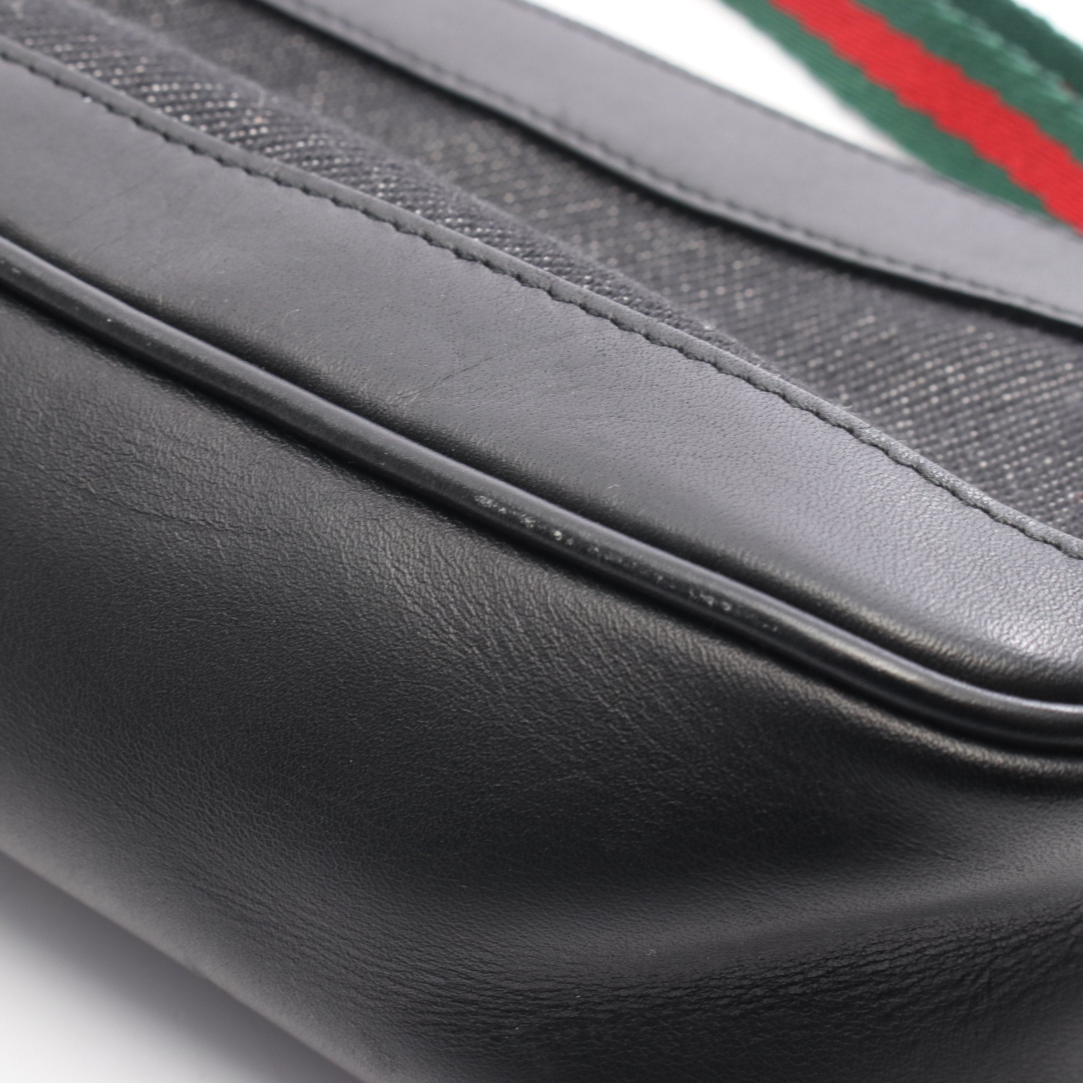 シェリーライン アクセサリーポーチ ハンドバッグ デニム レザー