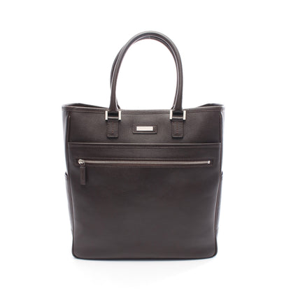 ハンドバッグ トートバッグ レザー ダークブラウン バーバリー バッグ BURBERRY