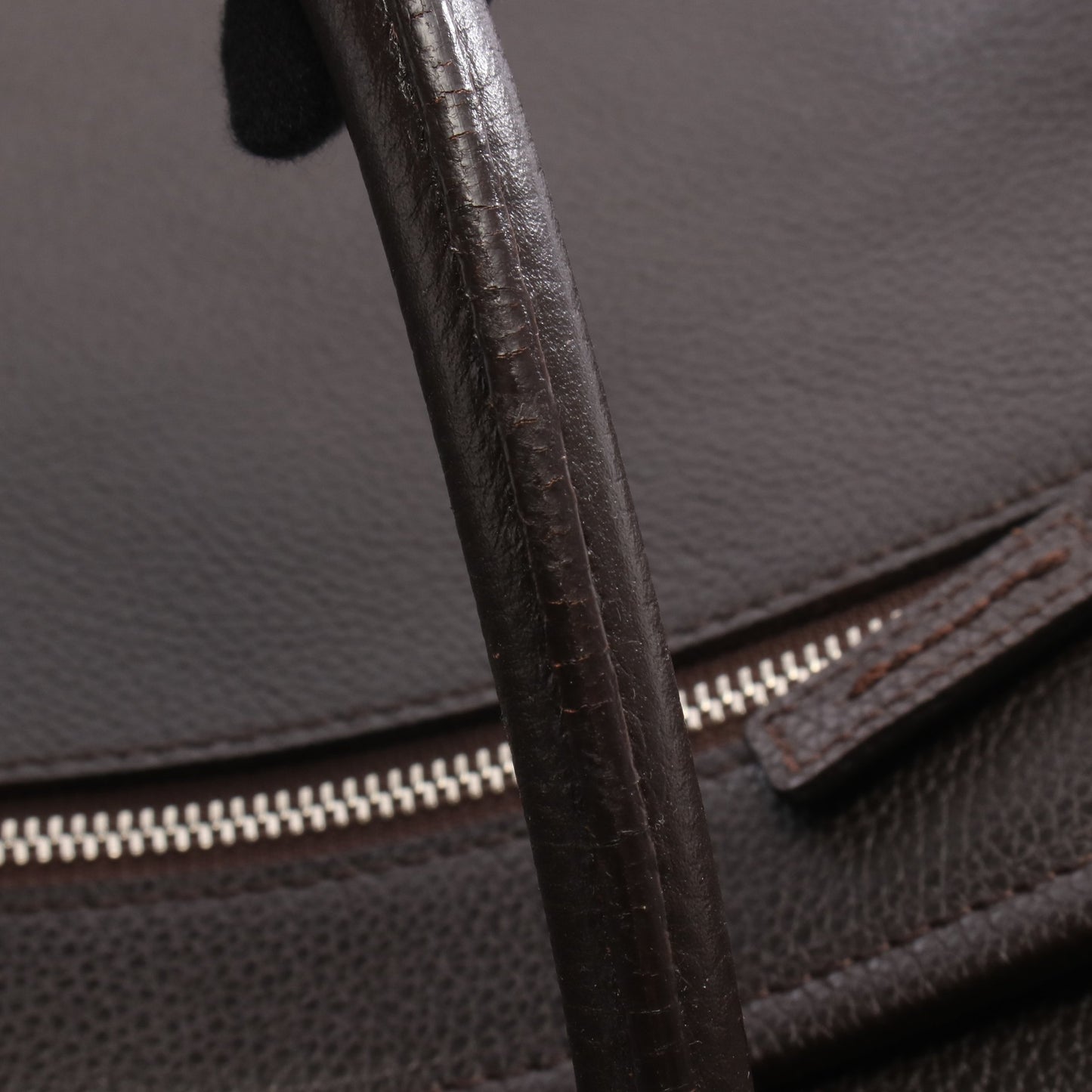 ハンドバッグ トートバッグ レザー ダークブラウン バーバリー バッグ BURBERRY