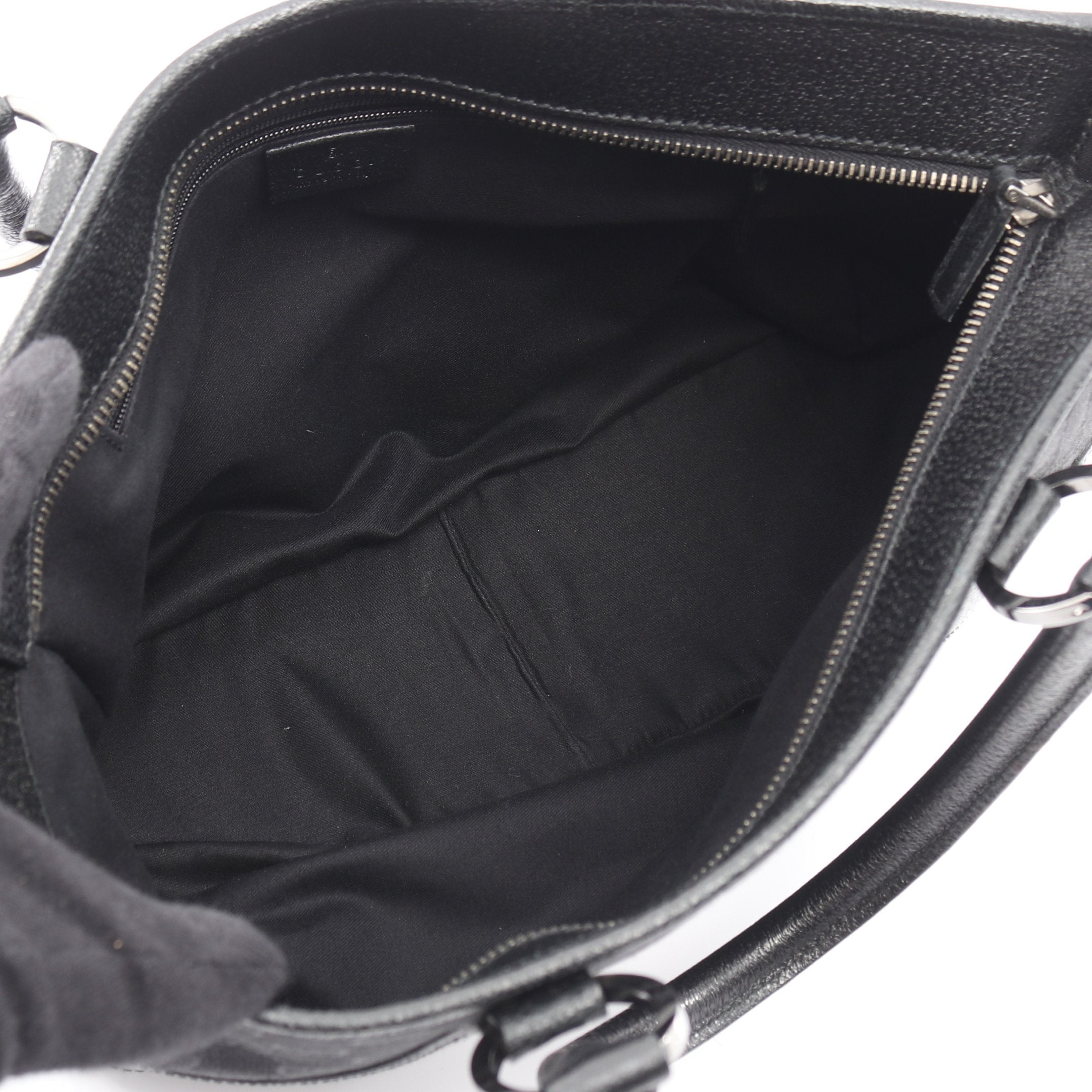 o58【美品】グッチ　GGキャンバス　レザー　ブラック　ハンドバッグ　ボストン 人気ヴィンテージ【極美品】GUCCI グッチ ハンドバッグ 黒 GG