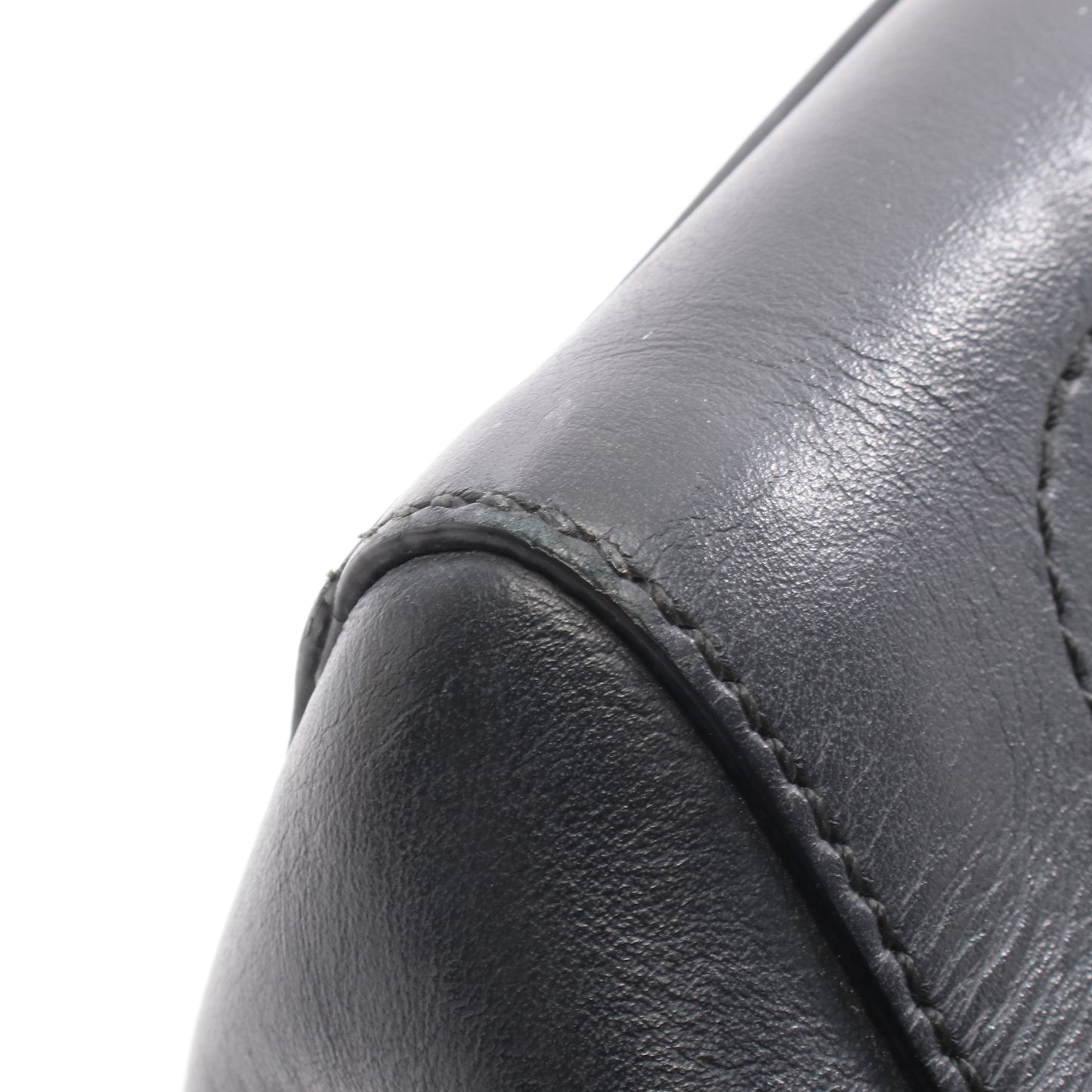 DOT COM ドットコム ハンドバッグ レザー ブラック 2WAY フェンディ バッグ FENDI