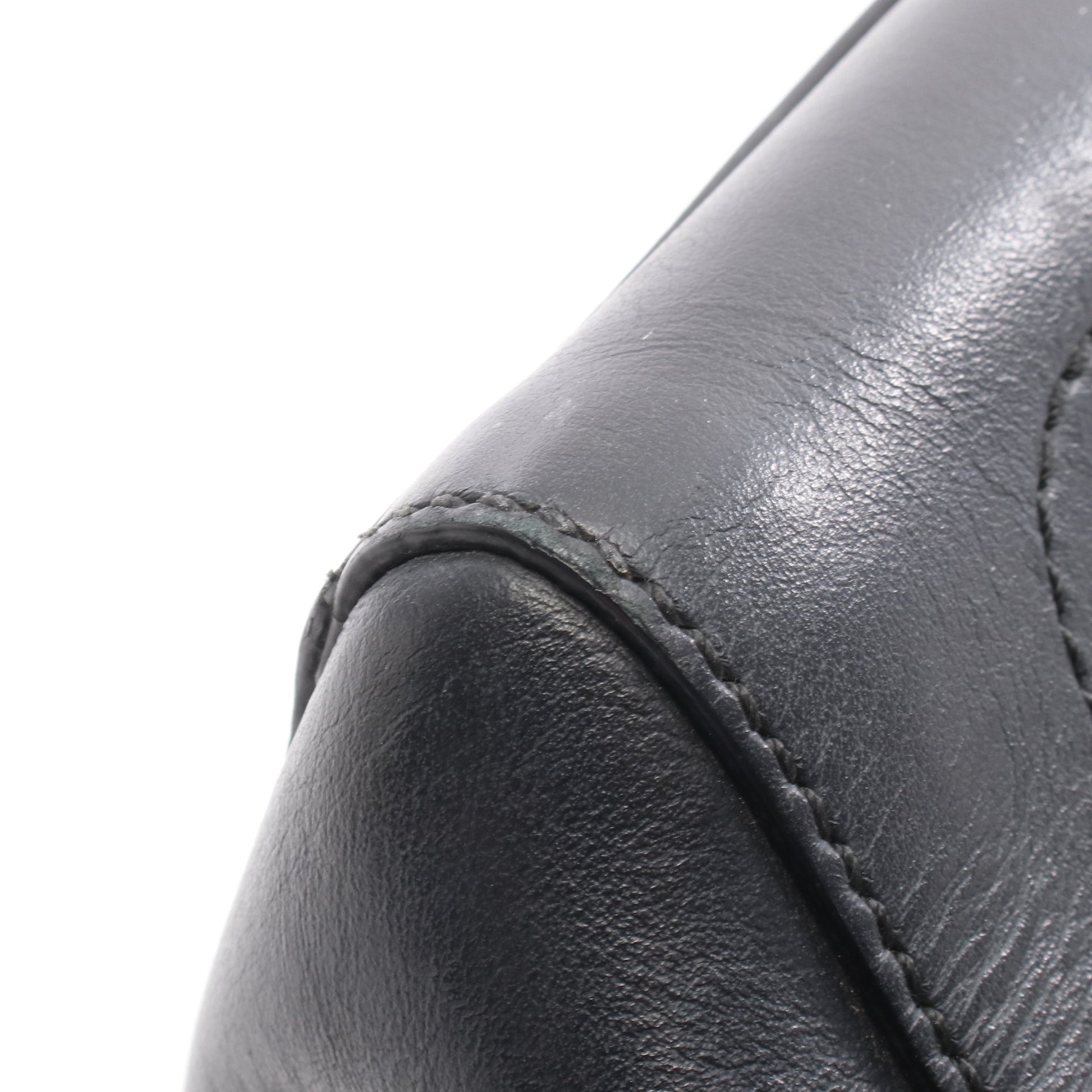 DOT COM ドットコム ハンドバッグ レザー ブラック 2WAY フェンディ バッグ FENDI