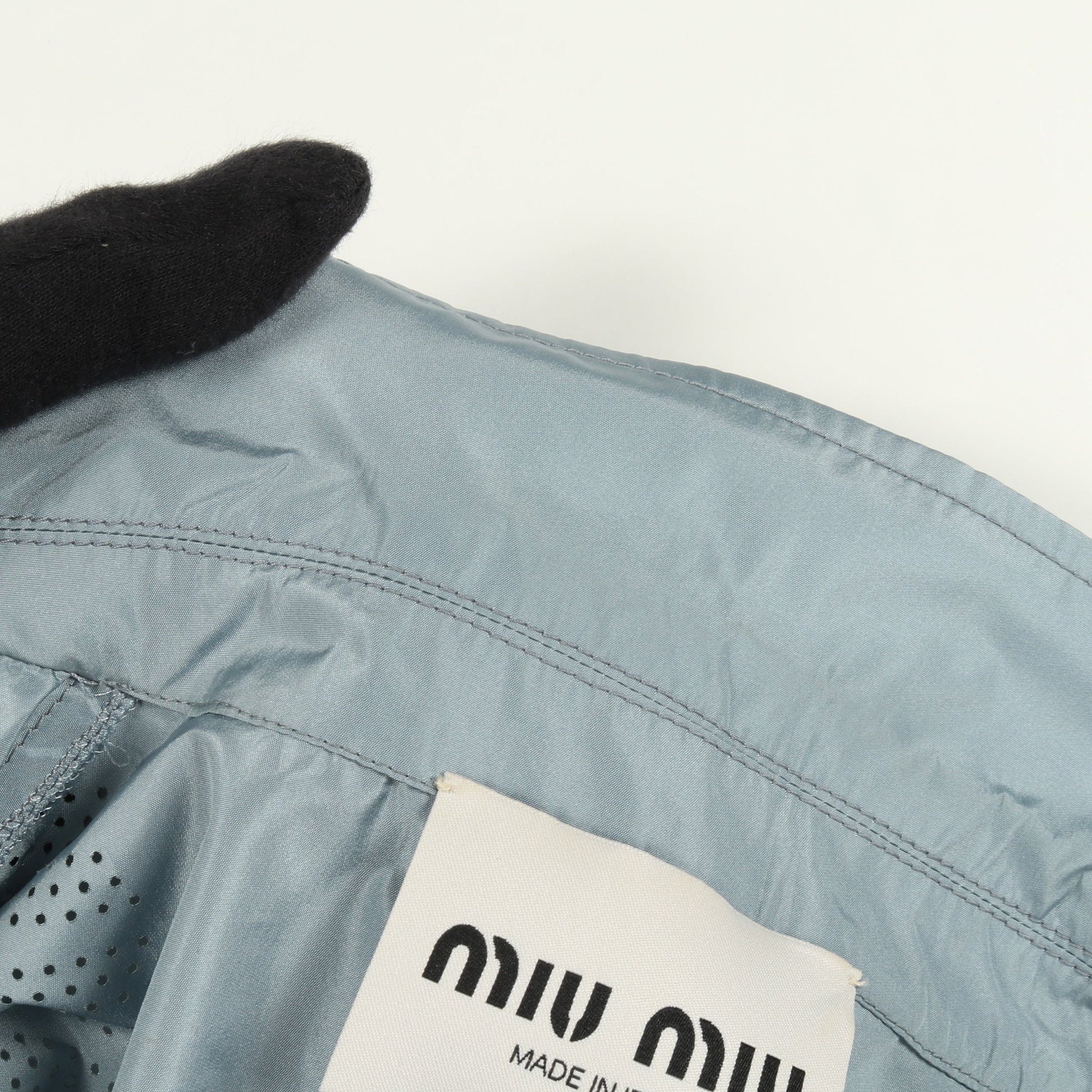 テクニカルシルク ミニドレス ワンピース ナイロン シルク ライト  