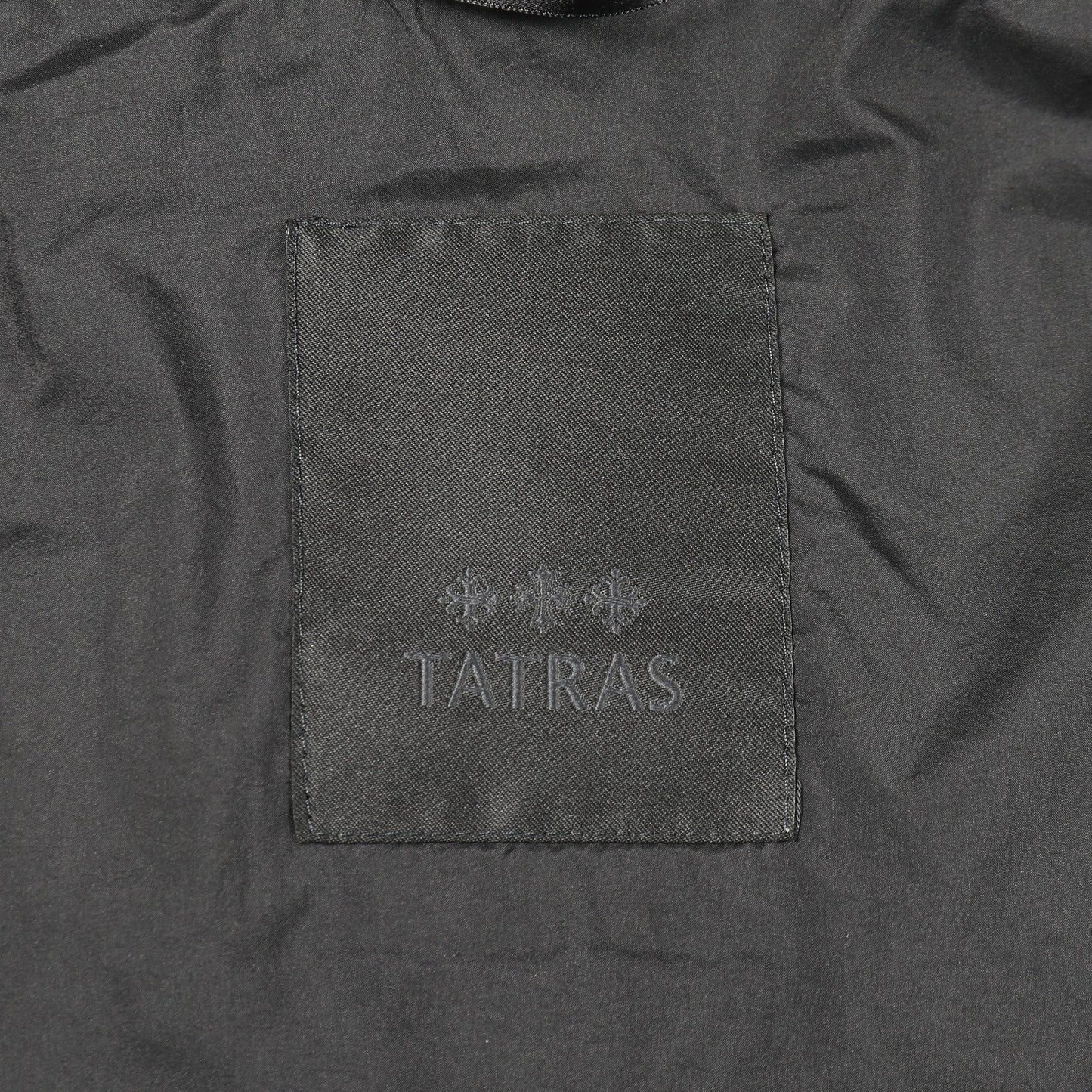 GRIF グリフ ダウンジャケット ナイロン ウール ブラック ニット切替 フード付き タトラス アウター TATRAS