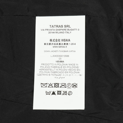 GRIF グリフ ダウンジャケット ナイロン ウール ブラック ニット切替 フード付き タトラス アウター TATRAS
