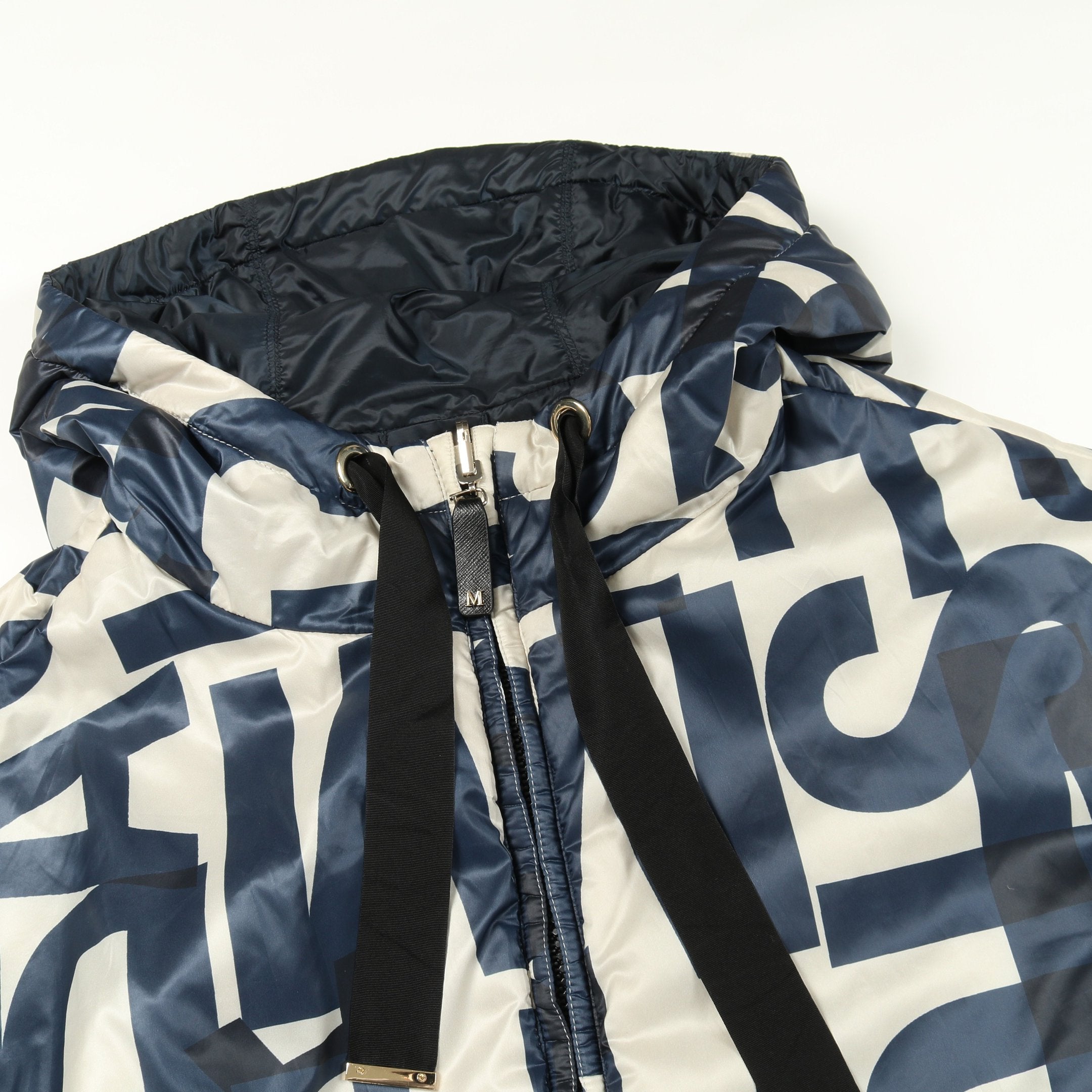 Logo Jackets CAMELUXE ジャケット 総柄 オフホワイト ネイビー フード Logo Jackets CAMELUXE ジャケット 総柄 オフホワイト ネイビー フード