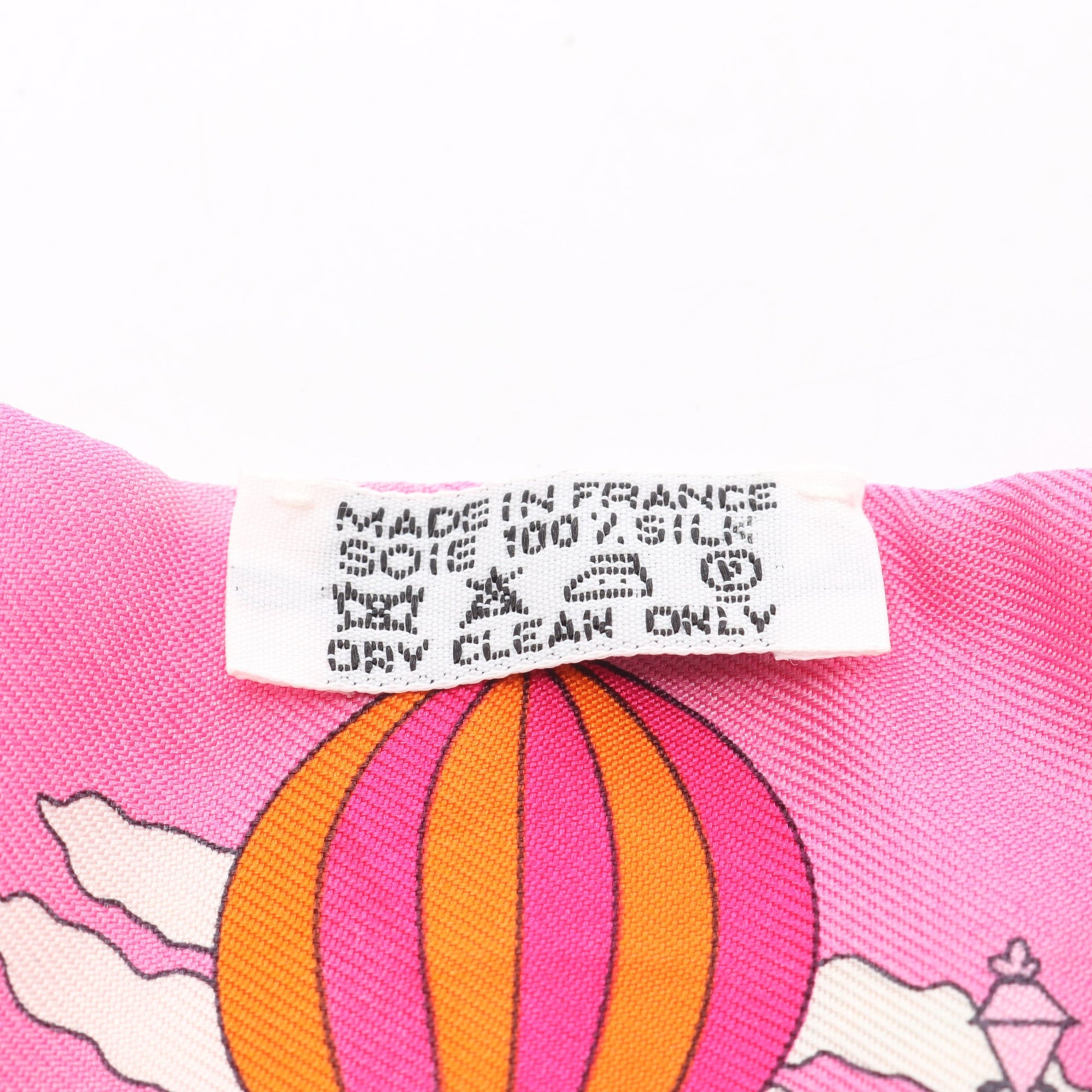ツイリー LES FOLIES DU CIEL リボン スカーフ シルク ピンク マルチカラー エルメス 財布・小物 HERMES