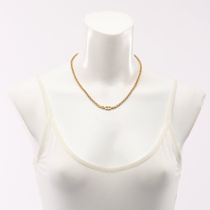 CDロゴ ネックレス GP ラインストーン ゴールド クリア クリスチャンディオール アクセサリー Christian Dior