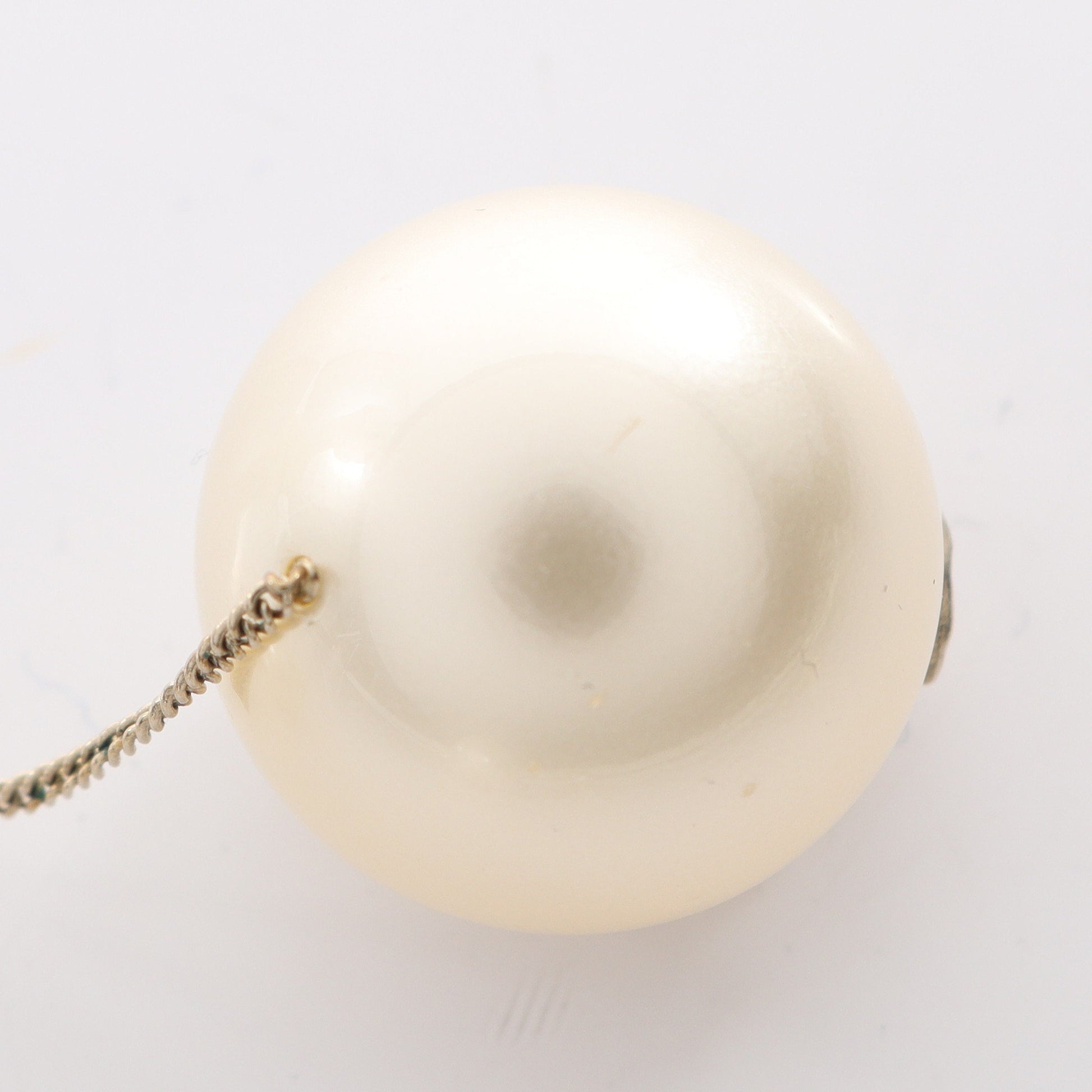 ココマーク ピアス フェイクパール GP ホワイト ゴールド シャネル アクセサリー CHANEL