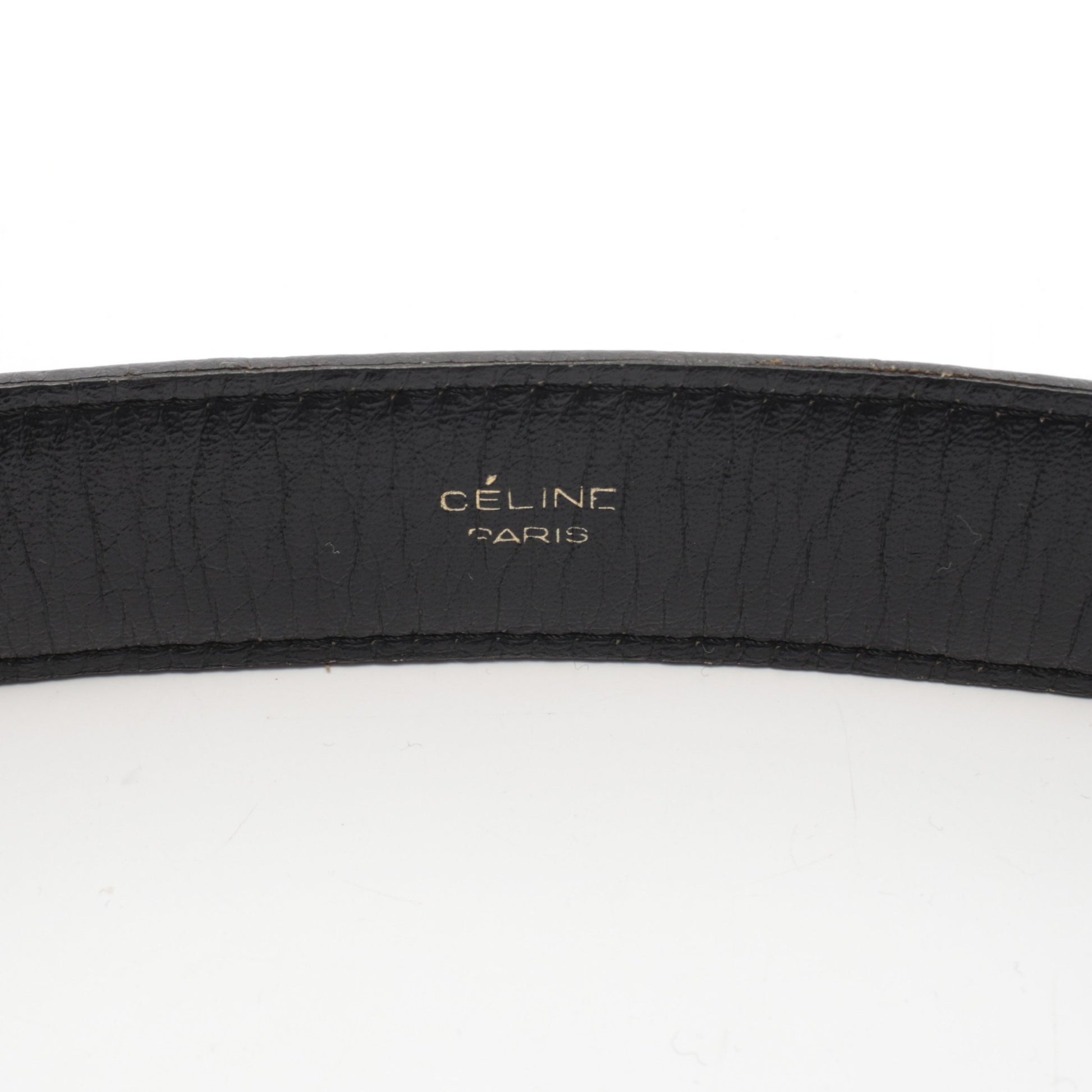 サルキー ベルト レザー ブラック ゴールド金具 セリーヌ 財布・小物 CELINE