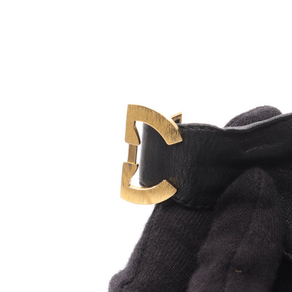 ココマーク ベルト レザー ブラック ゴールド金具 シャネル 財布・小物 CHANEL