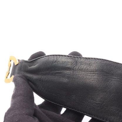 ココマーク ベルト レザー ブラック ゴールド金具 シャネル 財布・小物 CHANEL