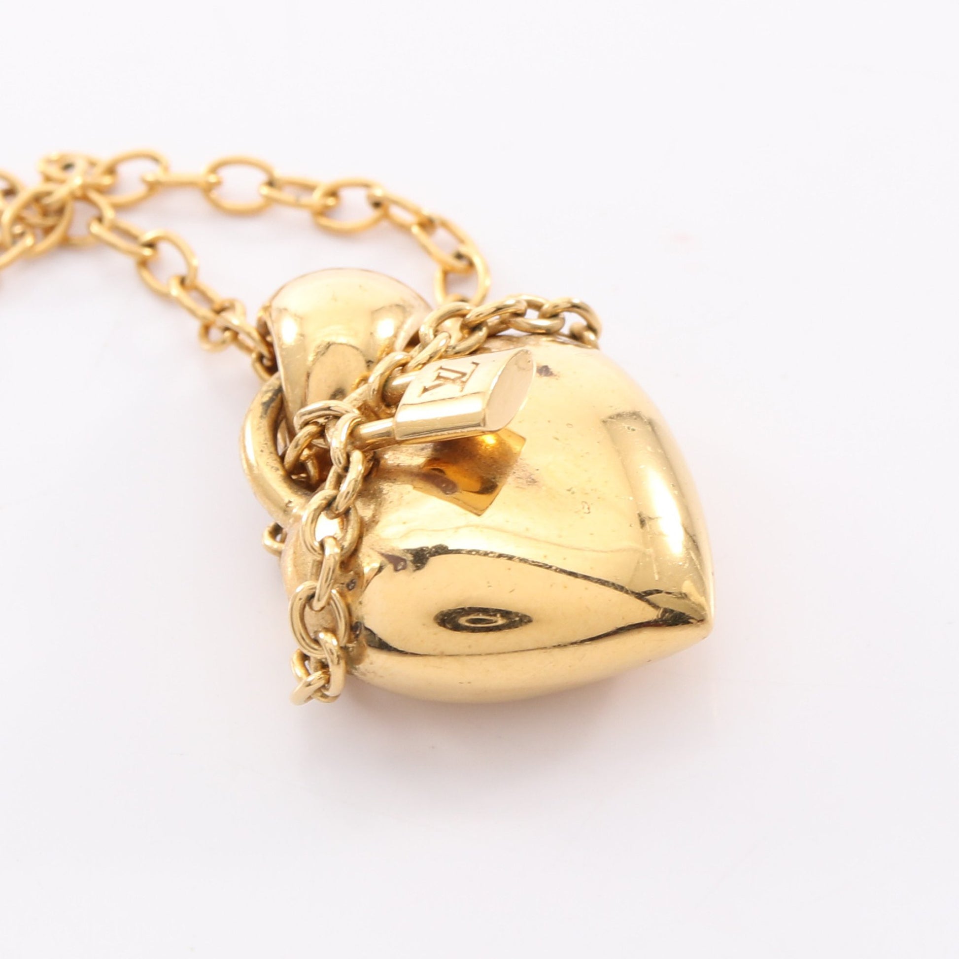 パンダンティフ ラブロック ネックレス GP ゴールド ルイヴィトン アクセサリー LOUIS VUITTON