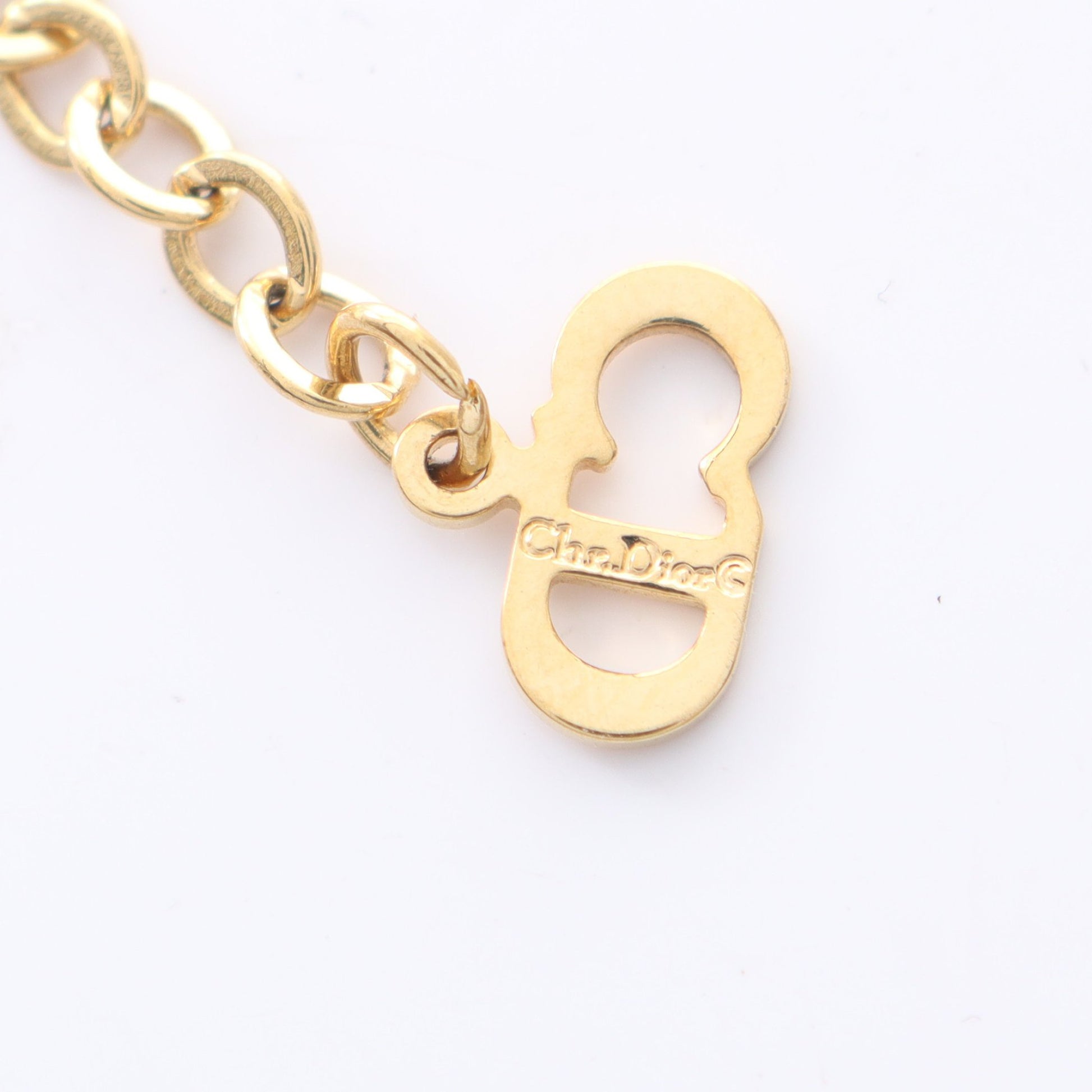 CDロゴ ビー ネックレス GP ゴールド クリスチャンディオール アクセサリー Christian Dior