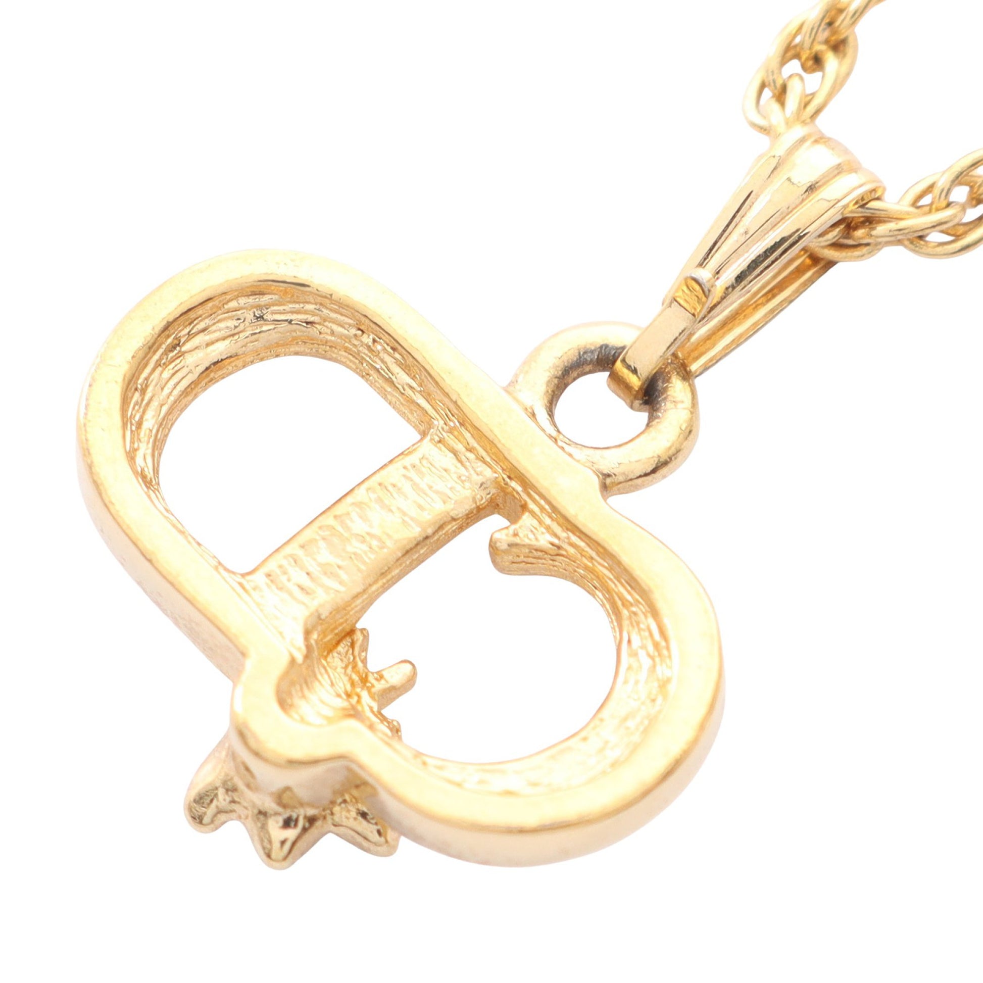 CDロゴ ビー ネックレス GP ゴールド クリスチャンディオール アクセサリー Christian Dior