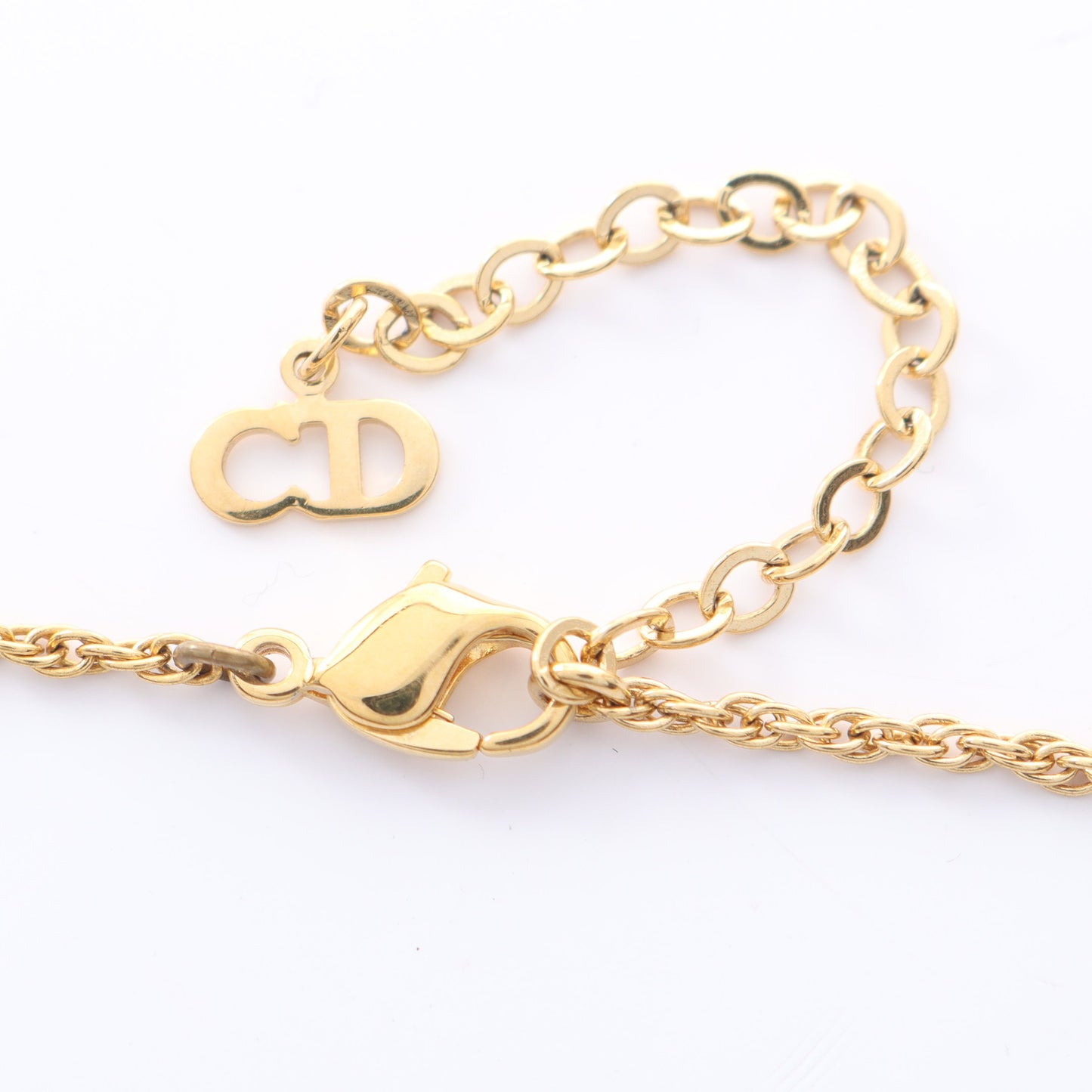 CDロゴ ビー ネックレス GP ゴールド クリスチャンディオール アクセサリー Christian Dior
