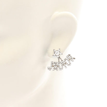 J'ADIOR BEE ピアス ラインストーン シルバー クリア ディオール アクセサリー DIOR