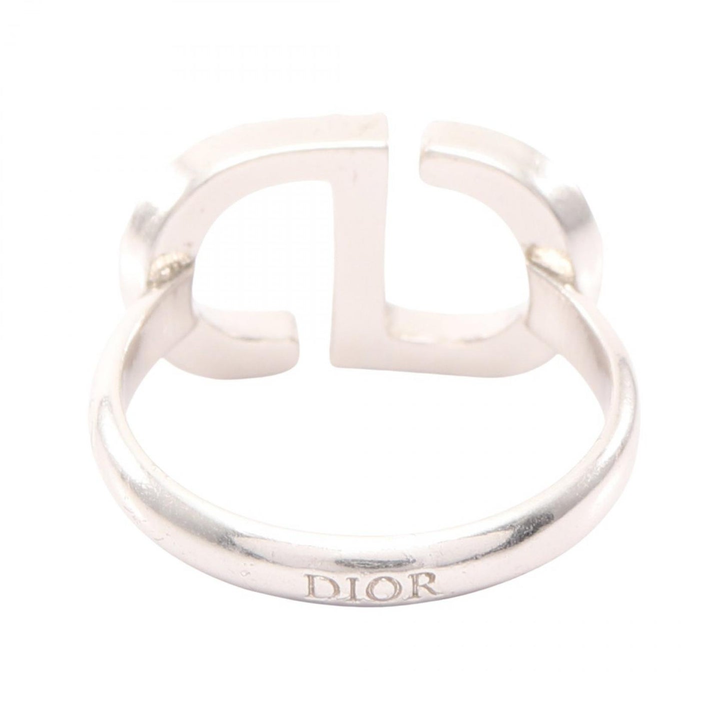 CDロゴ リング 指輪 ラインストーン シルバー クリア ディオール アクセサリー DIOR
