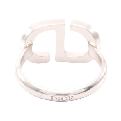 CDロゴ リング 指輪 ラインストーン シルバー クリア ディオール アクセサリー DIOR