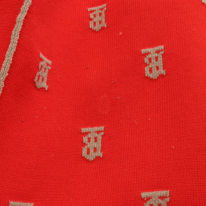 TBロゴ カーディガン ウール カシミヤ ベージュ レッド バーバリー トップス BURBERRY