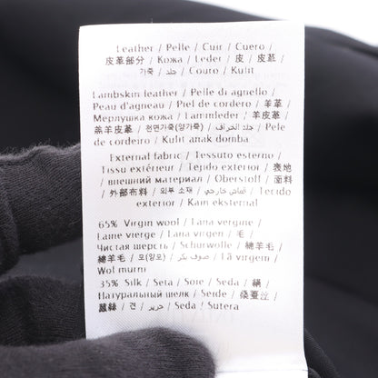 ワンピース 七分袖 ウール シルク ブラック ヴァレンティノ ワンピース VALENTINO