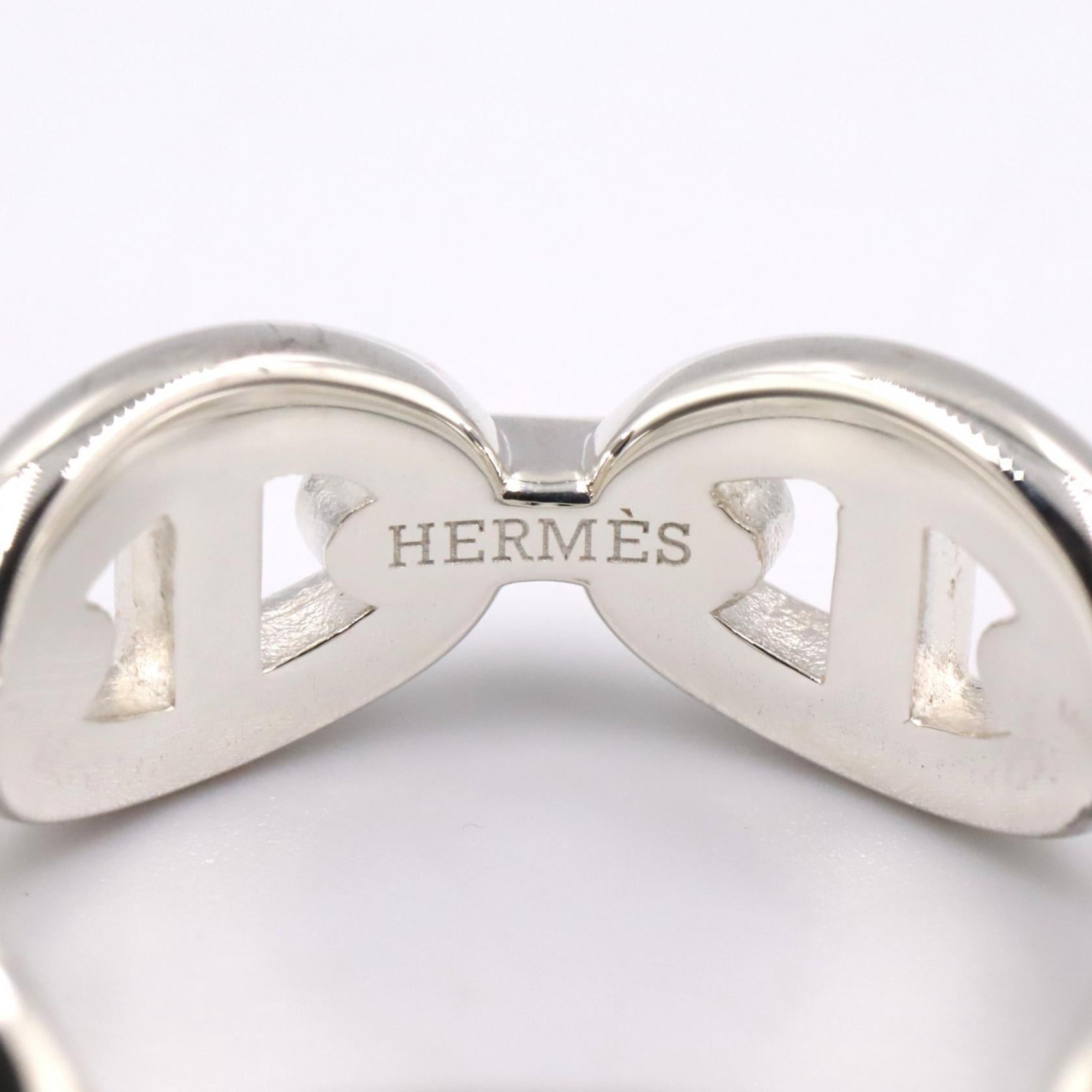 アンシェネPM リング リング 指輪 SV925 シルバー エルメス アクセサリー HERMES