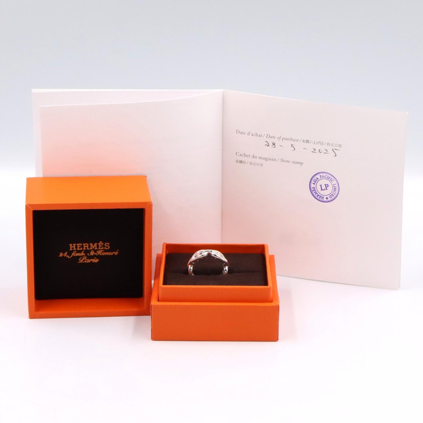 アンシェネPM リング リング 指輪 SV925 シルバー エルメス アクセサリー HERMES