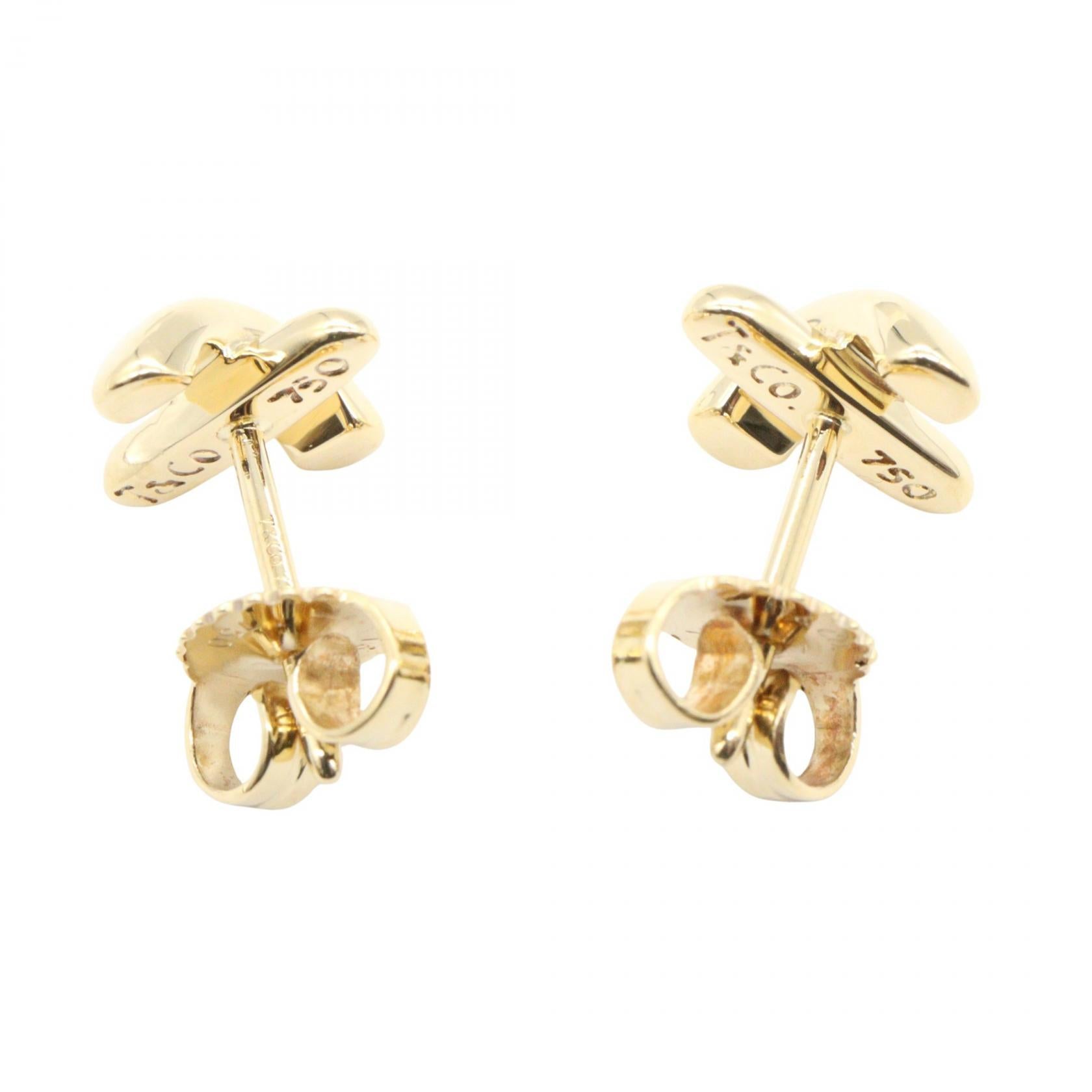 キス ピアス ピアス K18YG イエローゴールド ティファニー – RECLO