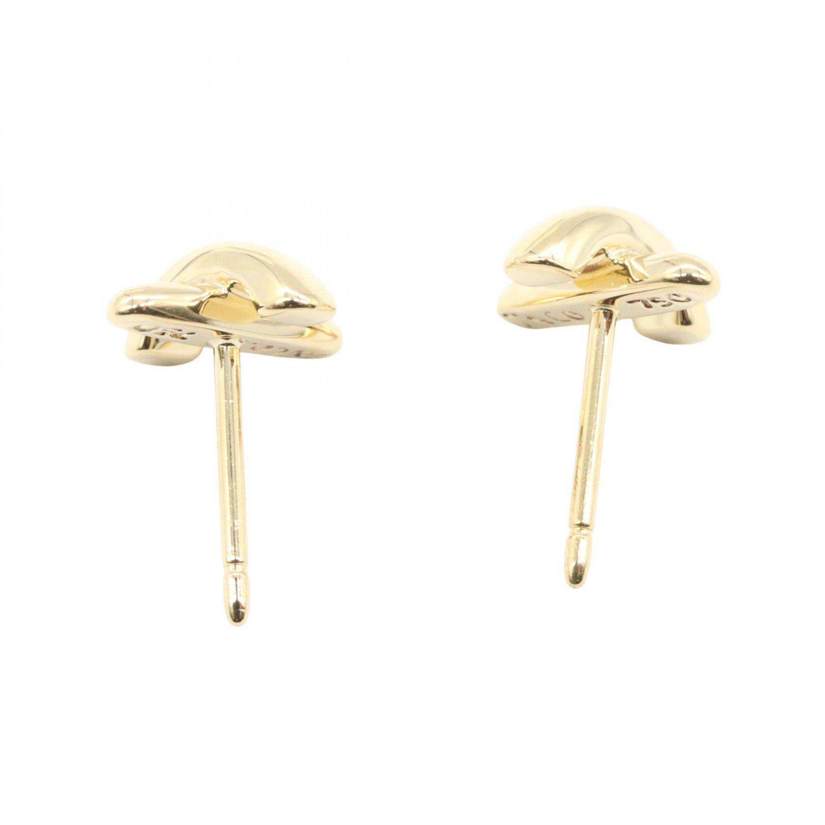 キス ピアス ピアス K18YG イエローゴールド ティファニー – RECLO