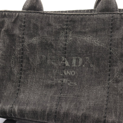 DENIM CANAPA カナパ ハンドバッグ トートバッグ デニム ブラック 2WAY プラダ バッグ PRADA