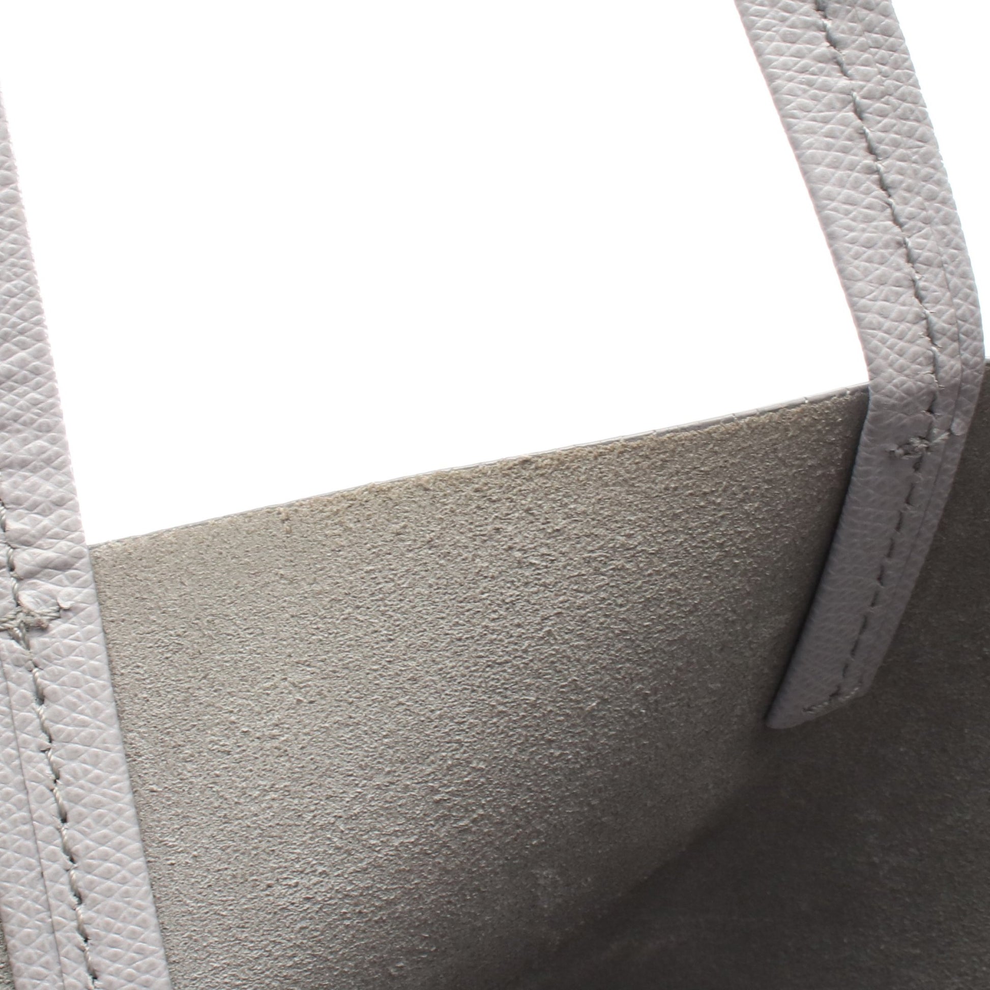 バーティカル スモール カバ ハンドバッグ トートバッグ レザー ライトグレー 2WAY セリーヌ バッグ CELINE
