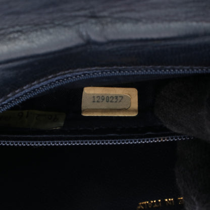 ココマーク ショルダーバッグ レザー ネイビー レッド ゴールド金具 シャネル バッグ CHANEL