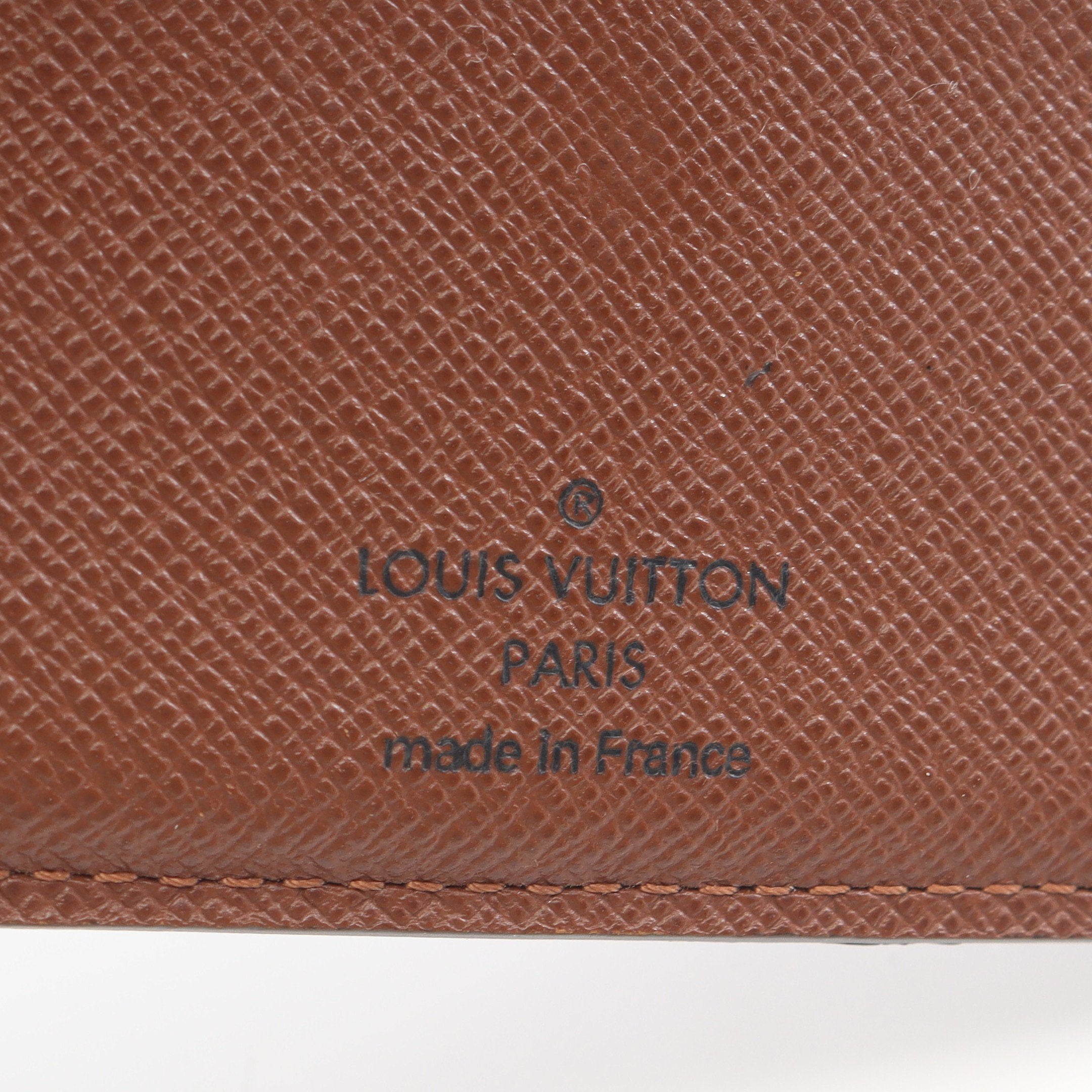 ポルトフォイユ エレーヌ モノグラム 三つ折り財布 PVC ブラウン ルイ