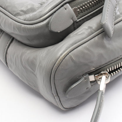 ハンドバッグ レザー グレー 2WAY プラダ バッグ PRADA