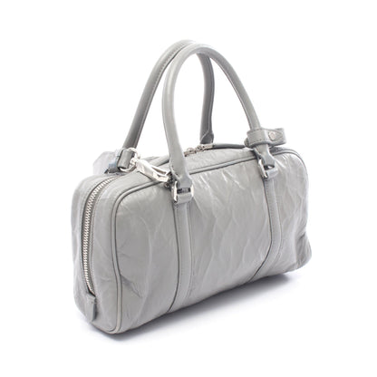 ハンドバッグ レザー グレー 2WAY プラダ バッグ PRADA
